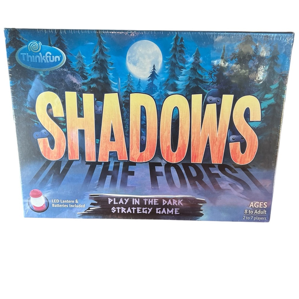 Shadows in The Forest Play in The Dark Strategy Board Game 8+ New Sealed